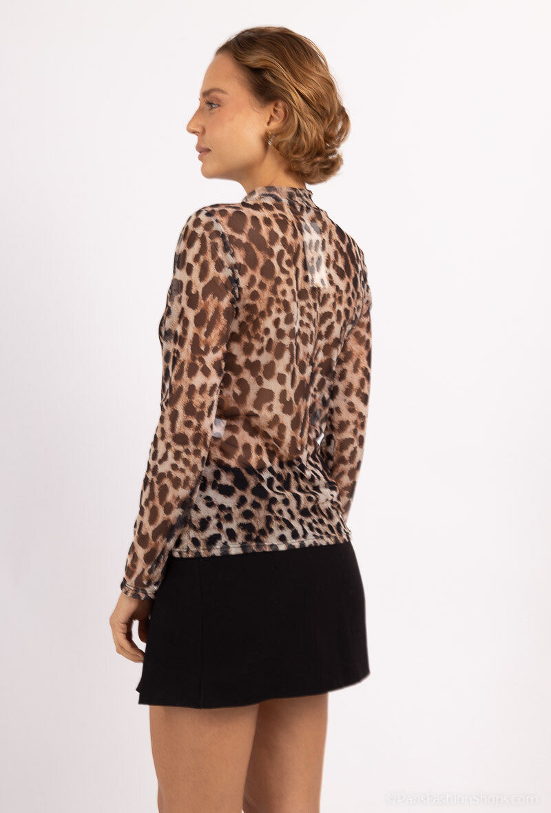 Leopard Blouse